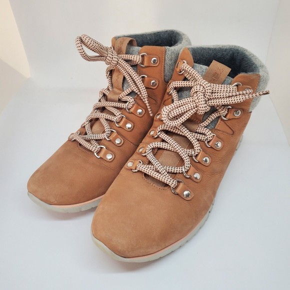 Cole Haan Shoes - Cole Haan Zerogrand Omni Hiker Waterproof Birch Beige Fleece Lined 7.5B Nice
